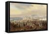 The Battle of Leipzig in October 1813, 1886-Gottfried Willewalde-Framed Stretched Canvas