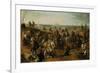 The Battle of Lekkerbeetje or the Battle of Vught Heath with a View of 'S-Hertogenbosch'-Sebastiaen Vrancx-Framed Giclee Print