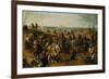 The Battle of Lekkerbeetje or the Battle of Vught Heath with a View of 'S-Hertogenbosch'-Sebastiaen Vrancx-Framed Giclee Print