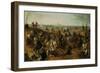 The Battle of Lekkerbeetje or the Battle of Vught Heath with a View of 'S-Hertogenbosch'-Sebastiaen Vrancx-Framed Giclee Print