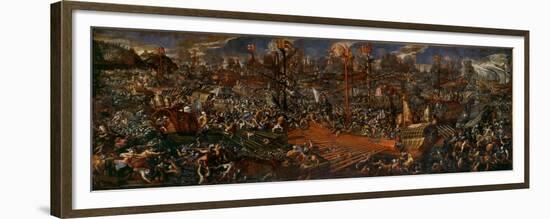 The Battle of Lepanto-Andrea Vicentino-Framed Premium Giclee Print