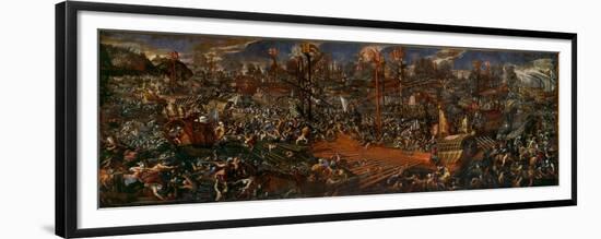 The Battle of Lepanto-Andrea Vicentino-Framed Premium Giclee Print