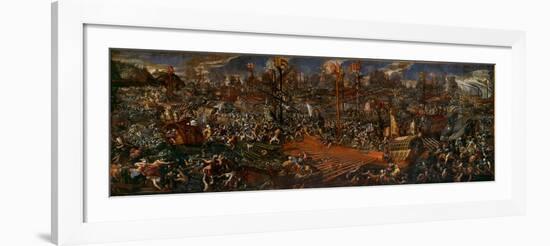 The Battle of Lepanto-Andrea Vicentino-Framed Giclee Print