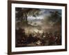 The Battle of Lesnaya, 1717-Jean-Marc Nattier-Framed Giclee Print