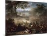 The Battle of Lesnaya, 1717-Jean-Marc Nattier-Mounted Giclee Print