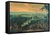 The Battle of Lesnaya, 1720S-Nicolas de Larmessin-Framed Stretched Canvas