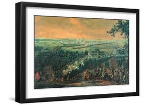 The Battle of Lesnaya, 1720S-Nicolas de Larmessin-Framed Giclee Print