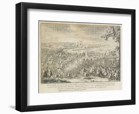 The Battle of Lesnaya-Nicolas de Larmessin-Framed Giclee Print