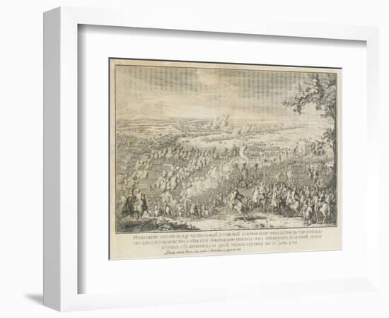 The Battle of Lesnaya-Nicolas de Larmessin-Framed Giclee Print
