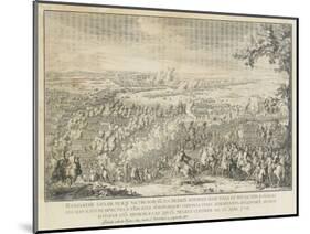 The Battle of Lesnaya-Nicolas de Larmessin-Mounted Giclee Print