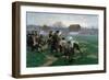 The Battle of Lexington, 19th April 1775, 1910-William Barnes Wollen-Framed Premium Giclee Print