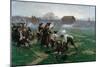 The Battle of Lexington, 19th April 1775, 1910-William Barnes Wollen-Mounted Giclee Print