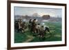 The Battle of Lexington, 19th April 1775, 1910-William Barnes Wollen-Framed Giclee Print