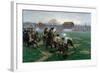 The Battle of Lexington, 19th April 1775, 1910-William Barnes Wollen-Framed Giclee Print