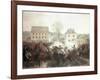 The Battle of Lexington-Alonzo Chappel-Framed Giclee Print