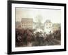 The Battle of Lexington-Alonzo Chappel-Framed Giclee Print