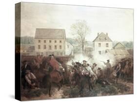 The Battle of Lexington-Alonzo Chappel-Stretched Canvas