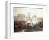 The Battle of Lexington-Alonzo Chappel-Framed Premium Giclee Print