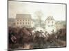 The Battle of Lexington-Alonzo Chappel-Mounted Premium Giclee Print