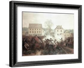 The Battle of Lexington-Alonzo Chappel-Framed Giclee Print