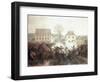 The Battle of Lexington-Alonzo Chappel-Framed Giclee Print