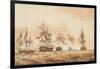 The Battle of Lissa-Nicholas Pocock-Framed Giclee Print