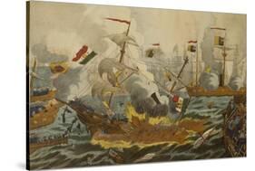 The Battle of Lissa-null-Stretched Canvas