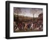The Battle of Love and Chastity, 1504-1523-Perugino-Framed Premium Giclee Print