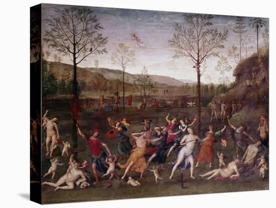 The Battle of Love and Chastity, 1504-1523-Perugino-Stretched Canvas