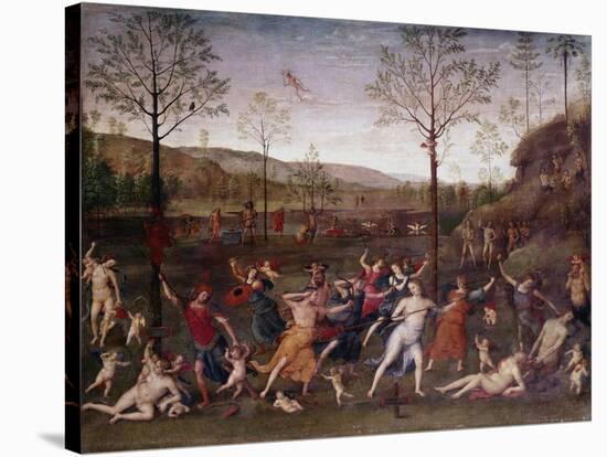 The Battle of Love and Chastity, 1504-1523-Perugino-Stretched Canvas