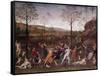 The Battle of Love and Chastity, 1504-1523-Perugino-Framed Stretched Canvas