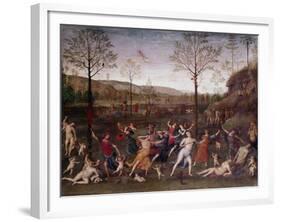 The Battle of Love and Chastity, 1504-1523-Perugino-Framed Giclee Print