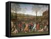 The Battle of Love and Chastity, C1503-1523-Perugino-Framed Stretched Canvas