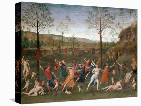 The Battle of Love and Chastity, C1503-1523-Perugino-Stretched Canvas