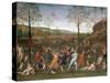 The Battle of Love and Chastity, C1503-1523-Perugino-Stretched Canvas