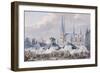 The Battle of Luebeck Between French Troops and Prussian Forces-null-Framed Giclee Print