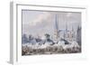 The Battle of Luebeck Between French Troops and Prussian Forces-null-Framed Giclee Print
