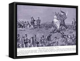 The Battle of Magnesia 190 BC-Leslie Mosley-Framed Stretched Canvas