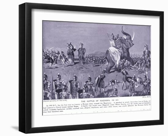 The Battle of Magnesia 190 BC-Leslie Mosley-Framed Giclee Print