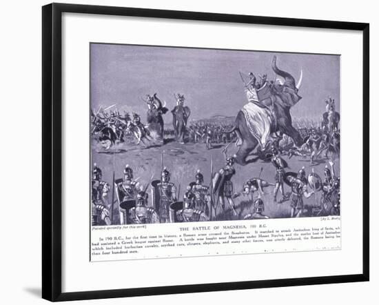 The Battle of Magnesia 190 BC-Leslie Mosley-Framed Giclee Print