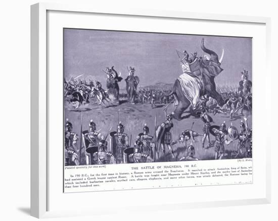 The Battle of Magnesia 190 BC-Leslie Mosley-Framed Giclee Print