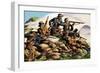 The Battle of Majuba Hill, First Boer War-null-Framed Giclee Print