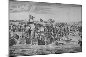 'The Battle of Malaga', c1704-Isaac Sailmaker-Mounted Giclee Print