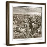 The Battle of Marathon (Litho)-English-Framed Giclee Print