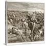 The Battle of Marathon (Litho)-English-Stretched Canvas