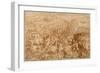 The Battle of Marciano, 1570s-Giorgio Vasari-Framed Giclee Print