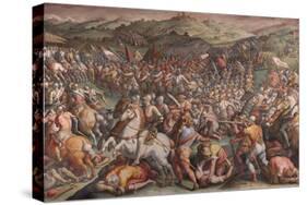 The Battle of Marciano in Val Di Chiana, 1570-1571-Giorgio Vasari-Stretched Canvas