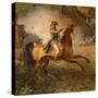The Battle of Marengo, Detail of Napoleon Bonaparte-Louis Lejeune-Stretched Canvas