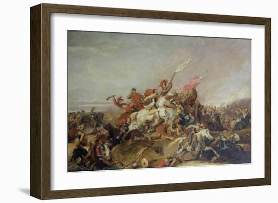 The Battle of Marston Moor in 1644, 1819-Abraham Cooper-Framed Giclee Print