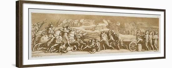 The Battle of Melegnano-Gallo Gallina-Framed Premium Giclee Print
